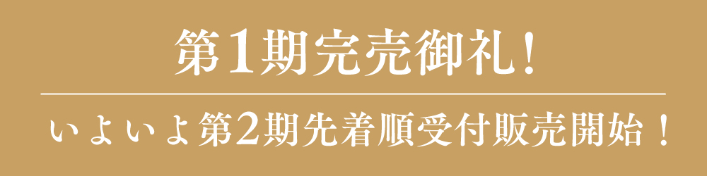 第一期完売+α20251104