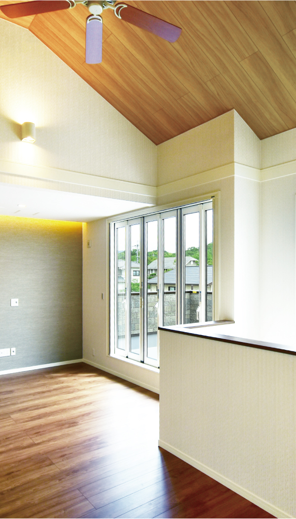 天井造作 （勾配天井 ・ 高天井）