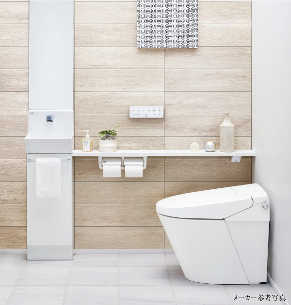 タンクレストイレ（1ヶ所）（LIXIL ： サティスS）