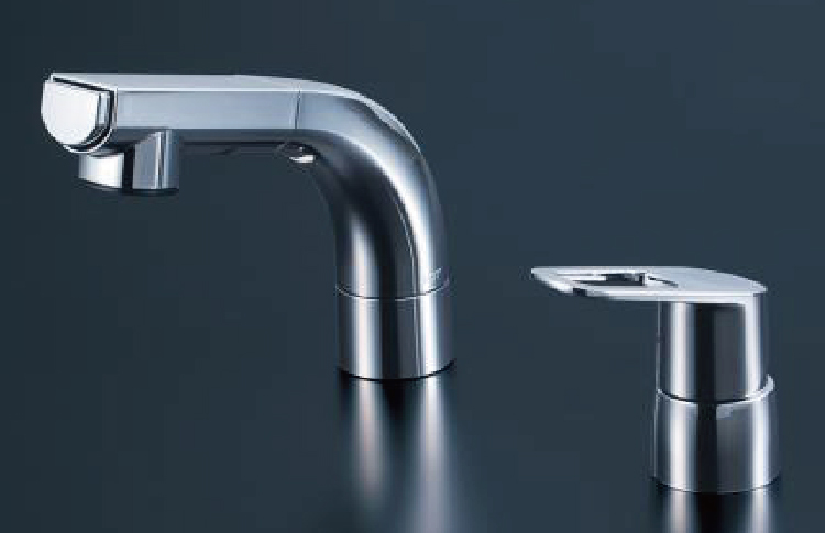 千里中央-ホース引出し式 シングルレバー混合水栓