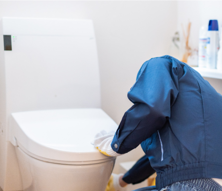 トイレの紙詰まり